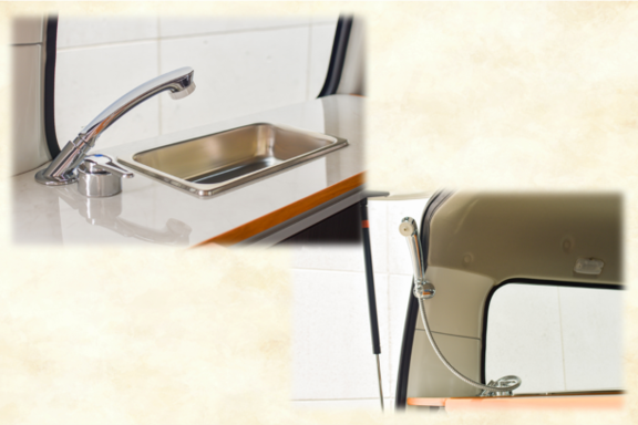 キャンパーオプション｜シャワー付きシンク